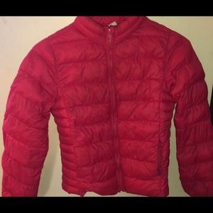 Pink Kids Gap Puffer Jacket